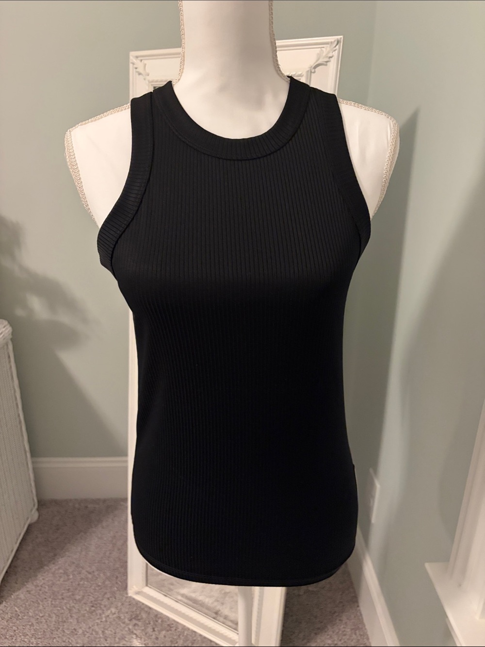 New Balance black workout tank top, size M.